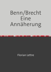 Produktbild: Benn/Brecht Eine Ann&auml;herung
