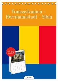 Produktbild: Tischplaner 2027 - Transsylvanien - Herrmannstadt - Sibiu (A5 Tischkalender zum Aufstellen) CALVENDO