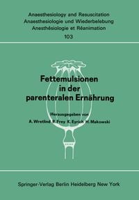 Produktbild: Fettemulsionen in der parenteralen Ern&auml;hrung