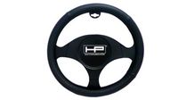 Produktbild: HP Autozubeh&ouml;r Lenkradbezug (&Oslash; x H) 40.5cm x 3.5cm Echtleder Schwarz 37 - 39cm