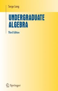 Produktbild: Undergraduate Algebra