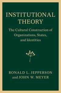 Produktbild: Institutional Theory