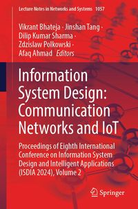 Produktbild: Information System Design: Communication Networks and IoT