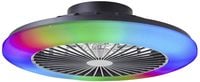 Produktbild: Brilliant G60020/06 Salerno LED-Deckenleuchte mit Ventilator LED-Modul 40W Schwarz