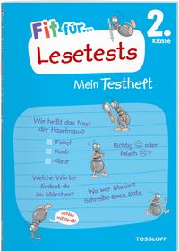 Produktbild: Fit für Lesetests 2. Klasse. Mein Testheft