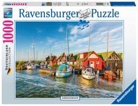 Bild vom Artikel Puzzle Ravensburger Romantische Hafenwelt von Ahrenshoop  1000 Teile vom Autor 
