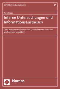 Produktbild: Interne Untersuchungen und Informationsaustausch