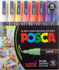 Produktbild: UNI POSCA Marker, Standard 16er Etui