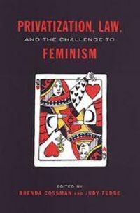 Produktbild: Privatization, Law, and the Challenge to Feminism