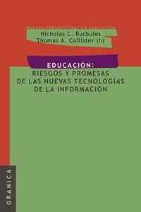 Produktbild: Educaci&oacute;n: Riesgos y promesas de las nuevas tecnolog&iacute;as de la informaci&oacute;n