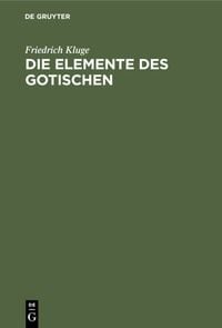 Produktbild: Die Elemente des Gotischen