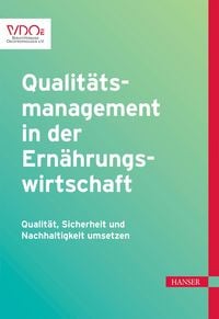 Produktbild: Qualit&auml;tsmanagement in der Ern&auml;hrungswirtschaft