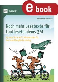 Produktbild: Noch mehr Lesetexte f&uuml;r Lautlesetandems 3-4