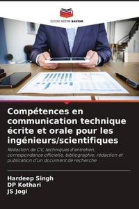 Produktbild: Comp&eacute;tences en communication technique &eacute;crite et orale pour les ing&eacute;nieurs/scientifiques