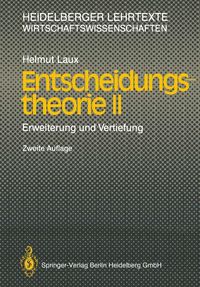 Produktbild: Entscheidungstheorie II