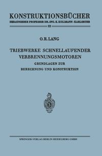 Produktbild: Triebwerke schnellaufender Verbrennungsmotoren