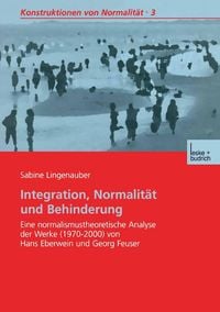 Produktbild: Integration, Normalit&auml;t und Behinderung