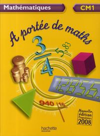 Produktbild: A Portee De Maths Cm1 - Livre De L'eleve - Ed.2009