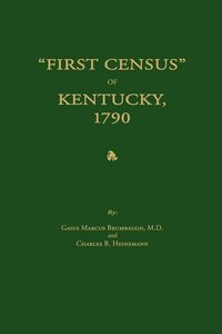 Produktbild: "First Census" of Kentucky, 1790