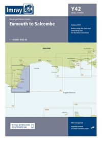 Produktbild: Y42 Exmouth to Salcombe (Small Format), Imray Chart