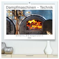 Produktbild: Dampfmaschinen - Technik (hochwertiger Premium Wandkalender 2026 DIN A2 quer), Kunstdruck in Hochglanz