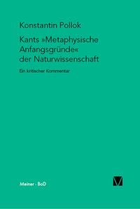 Produktbild: Kants &raquo;Metaphysische Anfangsgr&uuml;nde der Naturwissenschaft&laquo;
