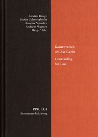 Produktbild: Kontroversen um das Recht. Contending for Law