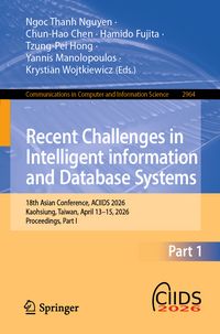 Produktbild: Recent Challenges in Intelligent information and Database Systems