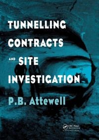 Produktbild: Tunnelling Contracts and Site Investigation