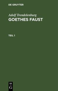 Produktbild: Goethes Faust. Teil 1
