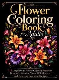 Produktbild: Flower Coloring Book for Adults