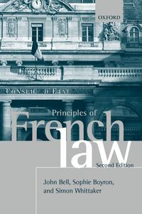 Produktbild: Principles of French Law