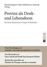 Produktbild: Provinz als Denk- und Lebensform