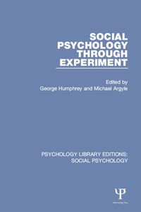 Produktbild: Social Psychology Through Experiment