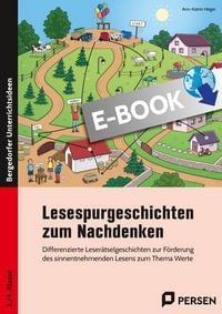 Produktbild: Lesespurgeschichten zum Nachdenken