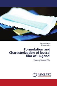 Produktbild: Formulation and Charecterization of buccal film of Eugenol