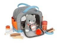 Produktbild: Katze mit Tasche und Pflege-Set
