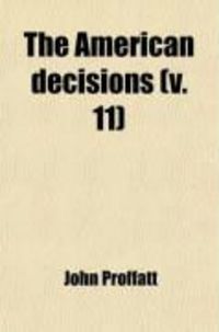 Produktbild: The American Decisions (V. 11)