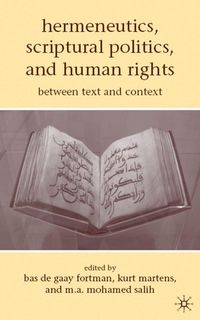 Produktbild: Hermeneutics, Scriptural Politics, and Human Rights