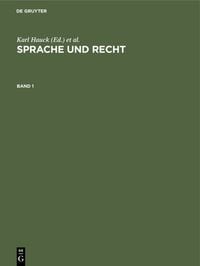 Produktbild: Sprache und Recht