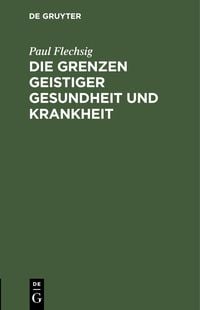 Produktbild: Die Grenzen geistiger Gesundheit und Krankheit