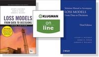 Produktbild: Loss Models: From Data to Decisions, 3rd Edition + Solutions Manual + (One Year Online): Preparation for Actuarial Exam C/4 Wrapper
