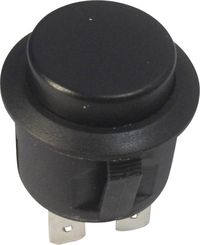 Produktbild: TRU Components 1587757 TC-R13-527A-02BK Drucktaster 250 V/AC 6A 1 x Aus/(Ein) tastend 1St.