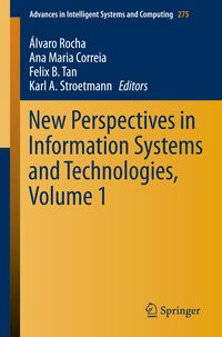 Produktbild: New Perspectives in Information Systems and Technologies, Volume 1