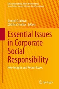 Produktbild: Essential Issues in Corporate Social Responsibility
