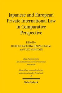 Produktbild: Japanese and European Private International Law in Comparative Perspective
