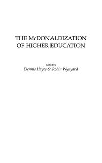 Produktbild: The McDonaldization of Higher Education