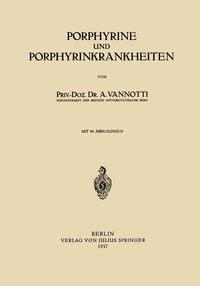 Produktbild: Porphyrine und Porphyrinkrankheiten