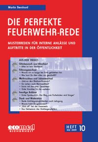 Produktbild: Die perfekte Feuerwehr-Rede Heft 10