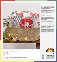 Folia Adventskalender-Set STYLE, aus 24 lebensmittel echten Tüten, Satinband, Sticker